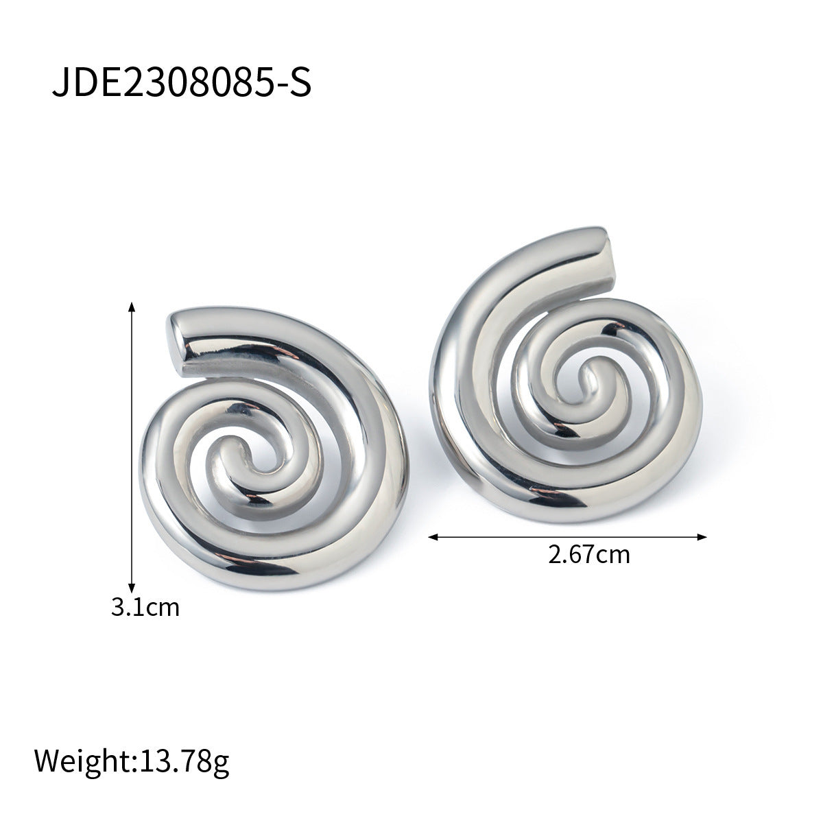 New Stainless Steel Women's Earrings