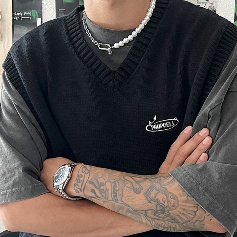 Niche American Style Hip Hop Street Tide Brand Ins Men's Clavicle Chain