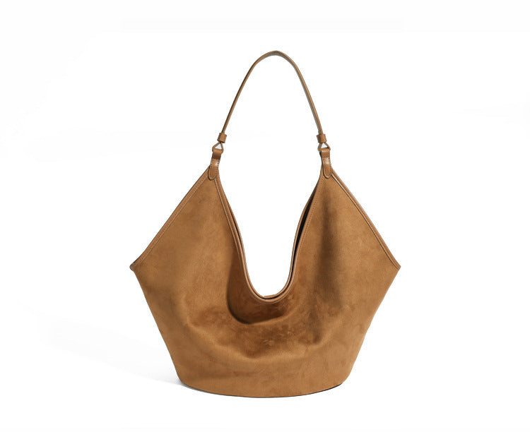 Women's Fashionable Large-capacity Soft Leather Shoulder Bag