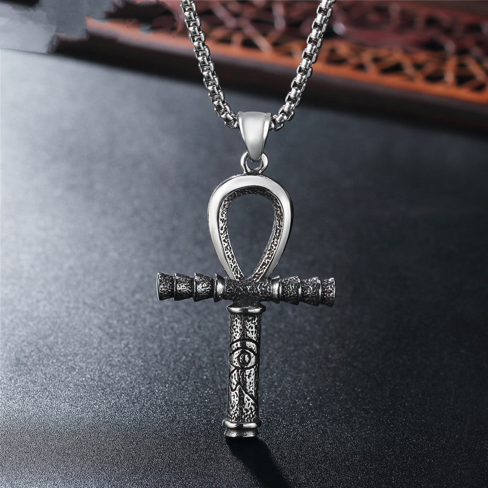 Fashion Cross Titanium Steel Pendant