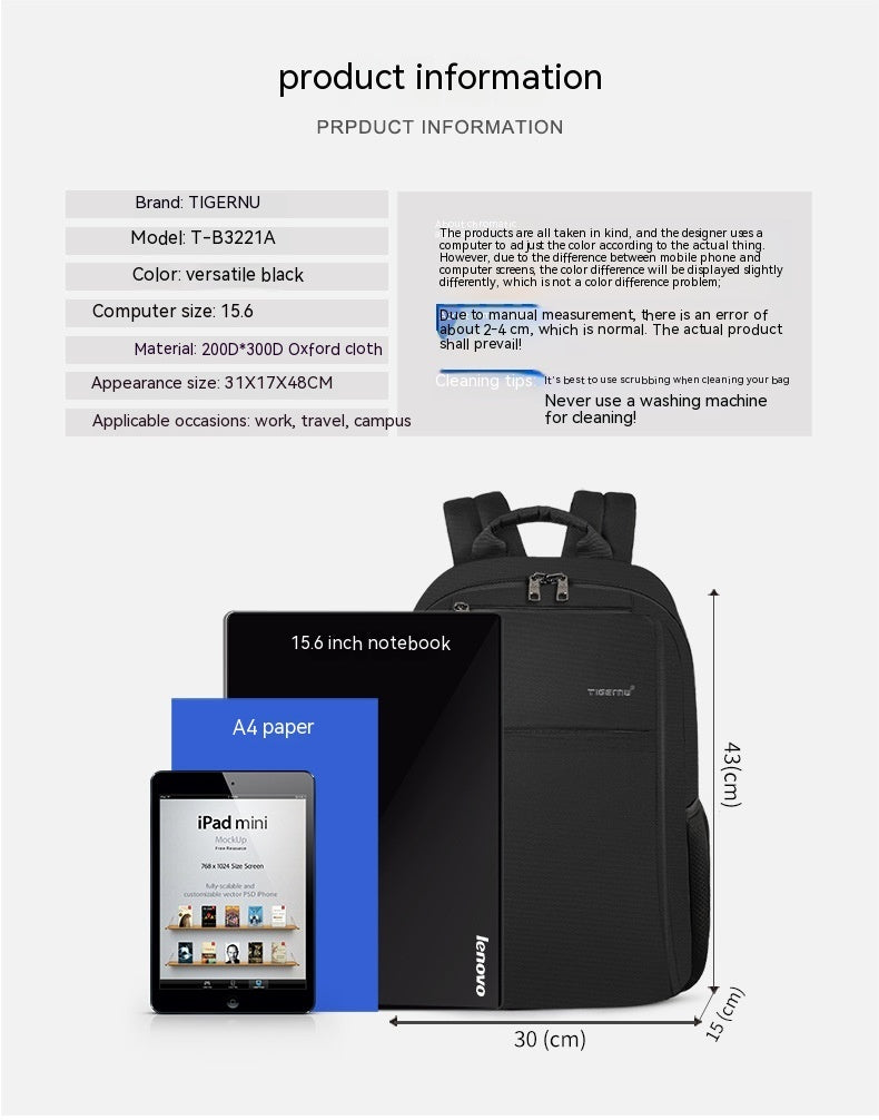 Sacoche antivol pour ordinateur portable Loisirs multifonctionnels