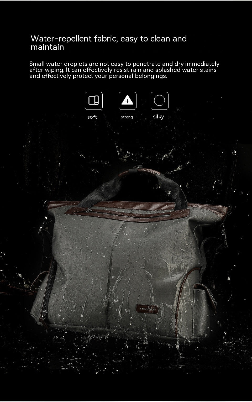 Bolsa de viaje portátil ligera e impermeable