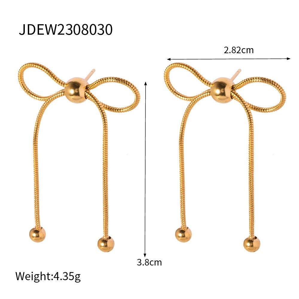 European And American Butterfly Design Sense Bends And Hitches Earrings Niche High Sense