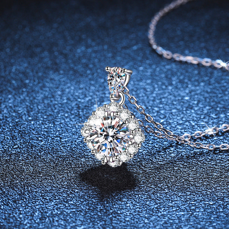 Women's Fashion Casual Sterling Silver Pendant Necklace