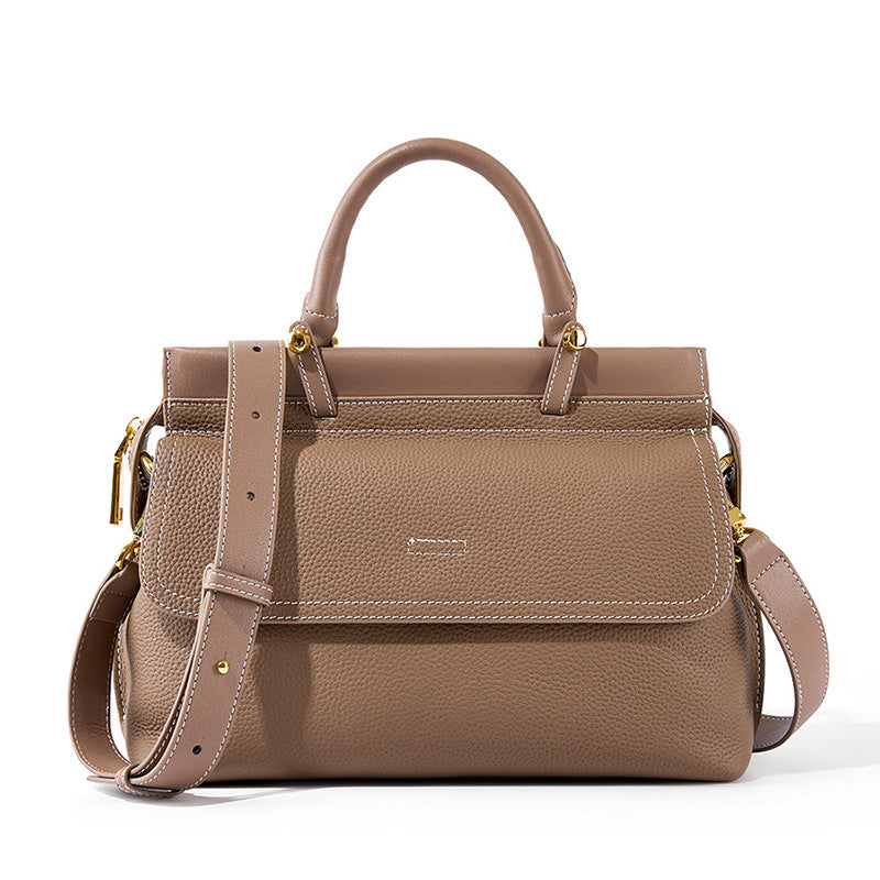 Sac à main en cuir de vache de première couche pour dames