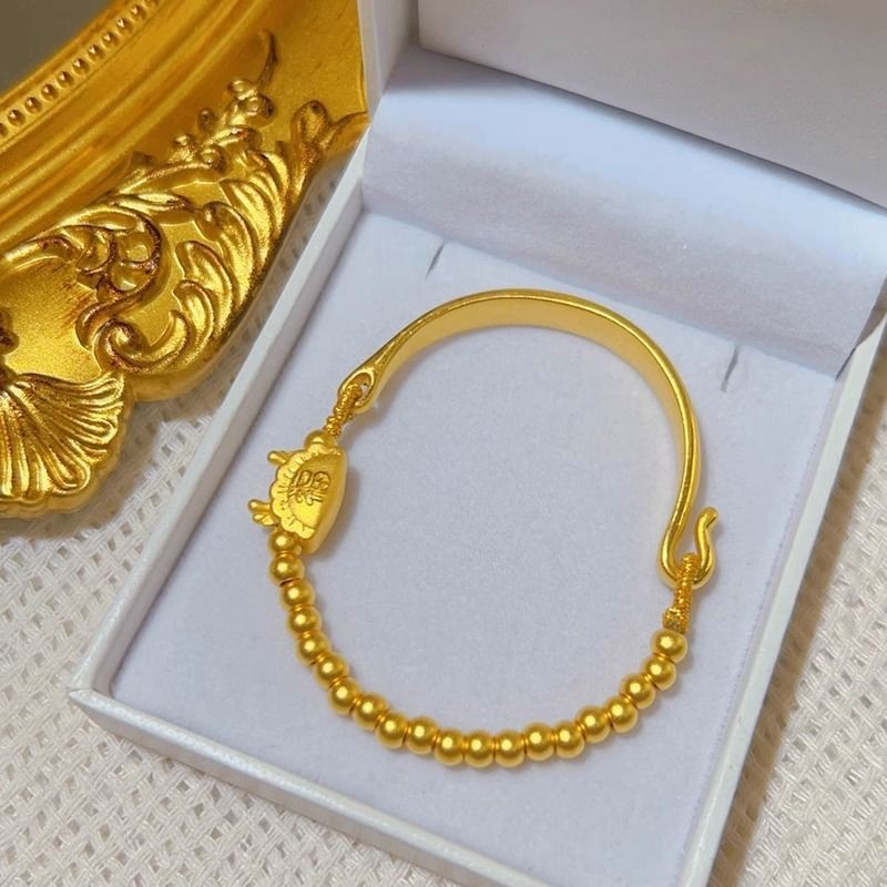 Demi-bracelet en jade Hetian, année de naissance féminine