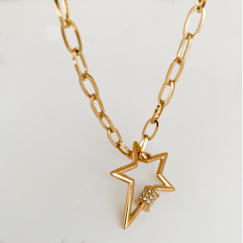 Five-pointed Star Sweater Chain For Women