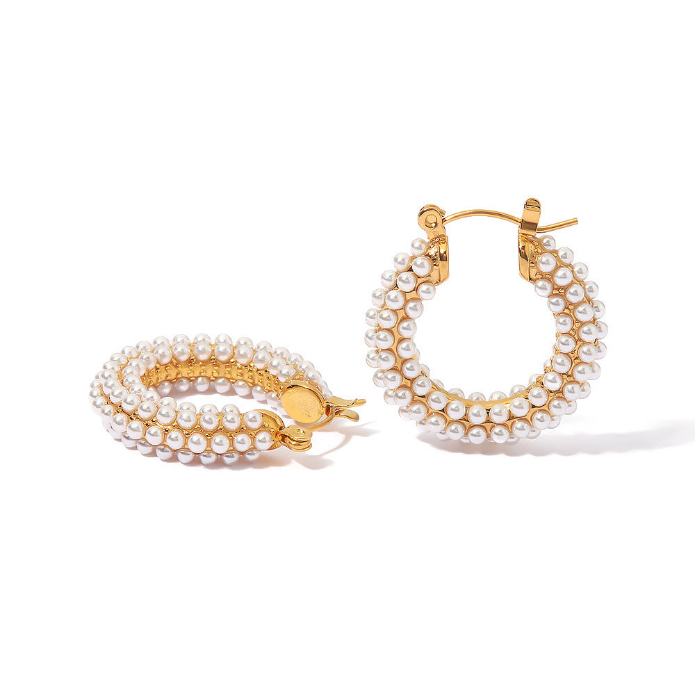 Boucles d'oreilles géométriques vintage pour femmes