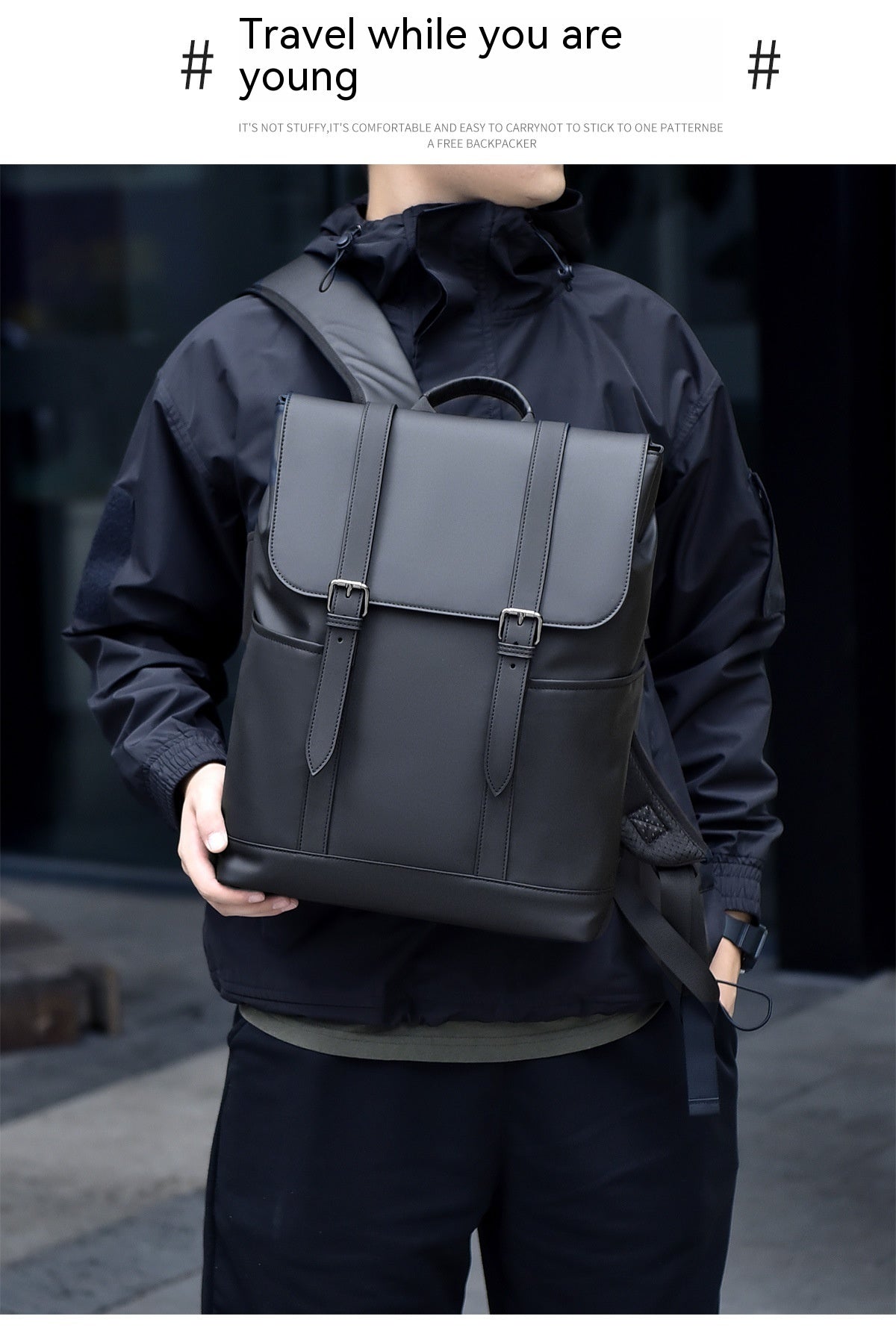 Mochila ligera impermeable para viajes de ocio para hombres y mujeres