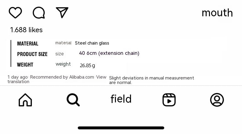 Collar de mariposa de cristal láser Linglan Story