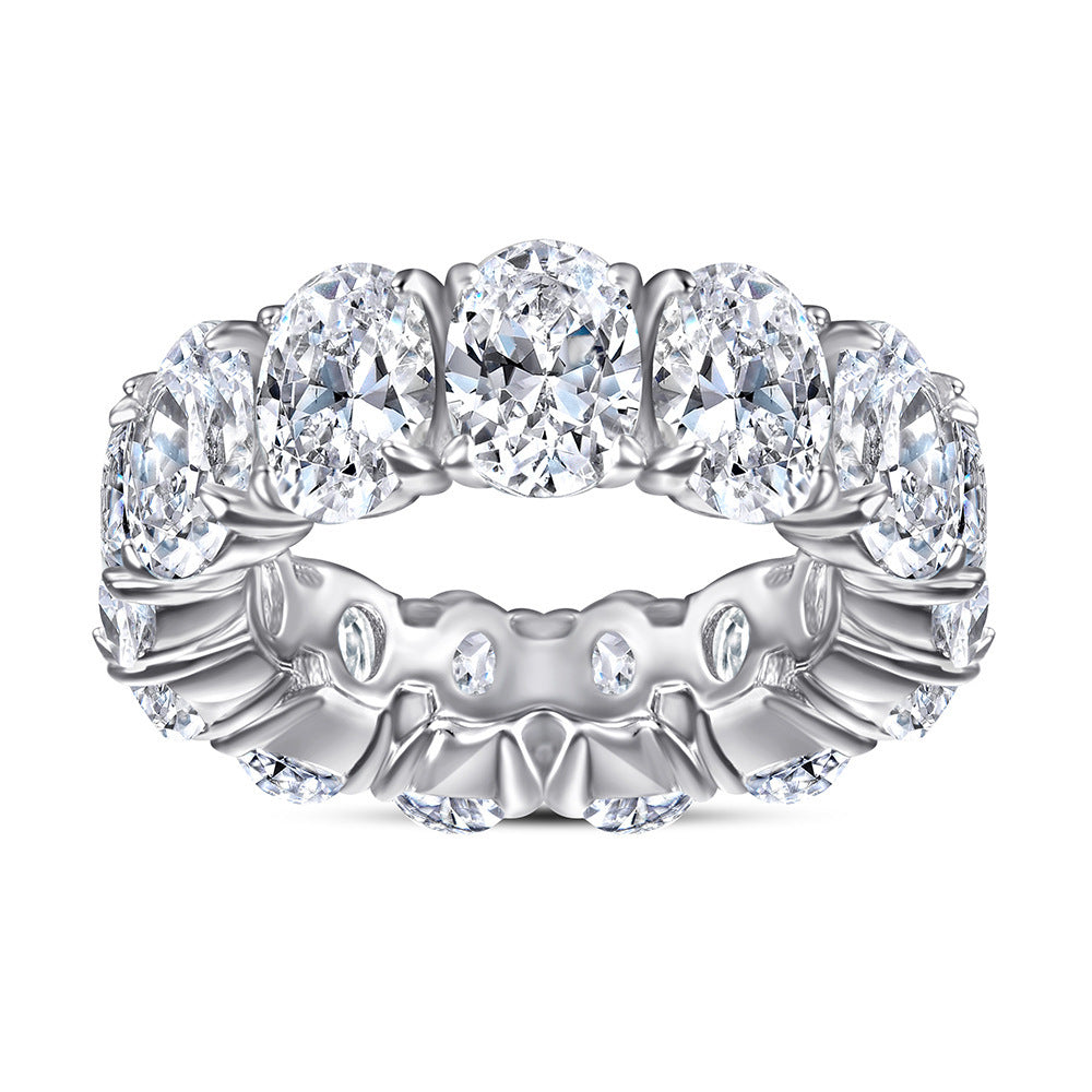 Sterling Silver Ring Zircon Female