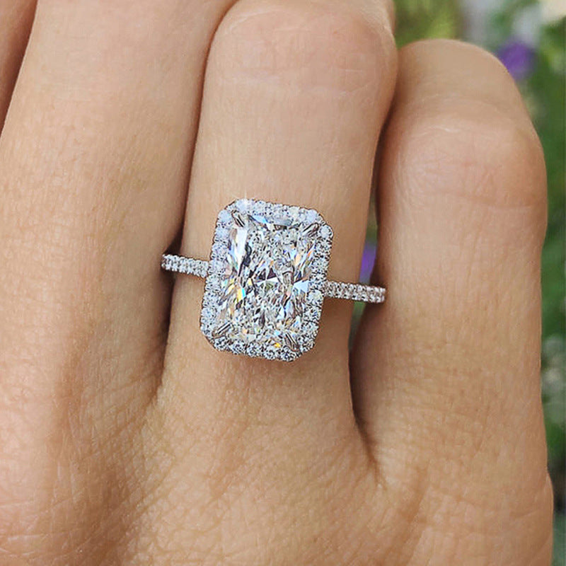 Fashion Diamond Zircon Wedding Ring