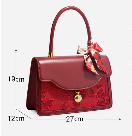 Sac de mariage rouge sac de mariée femme nouvelle grande capacité
