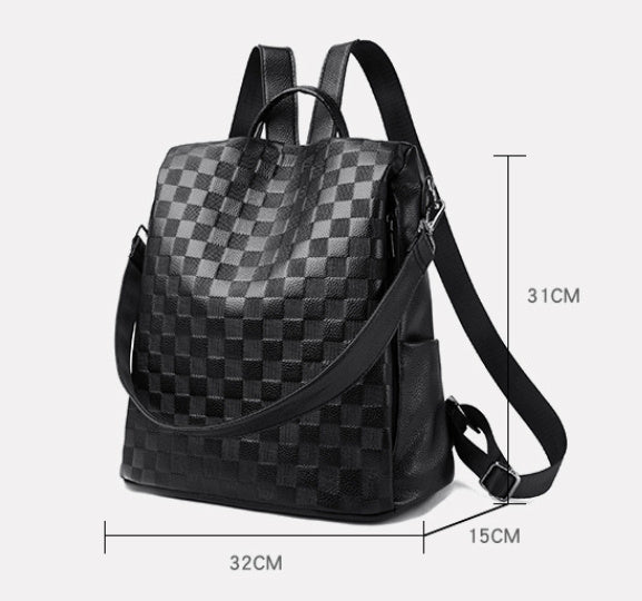 All-matching Women's Soft Leather Backpack Bag