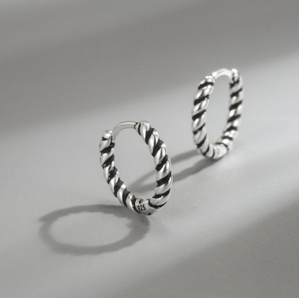 Boucles d'oreilles torsadées créatives, Europe et amérique, boucles d'oreilles à Clip, élégantes, gracieuses et simples