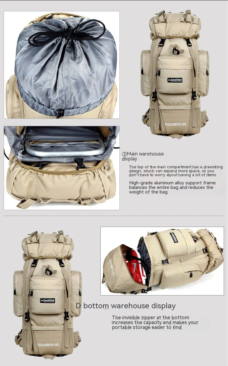 Mochila deportiva de gran capacidad para montañismo al aire libre