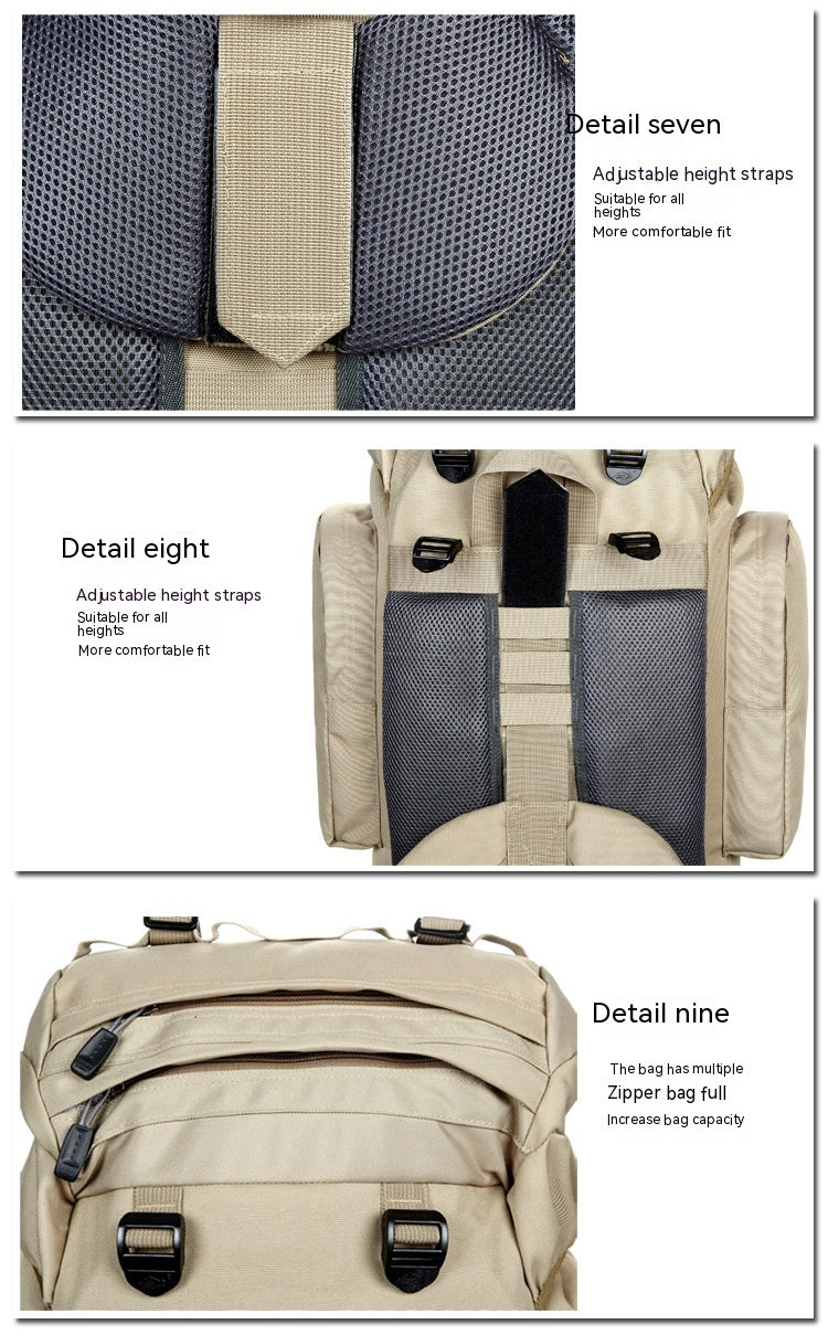 Mochila deportiva de gran capacidad para montañismo al aire libre