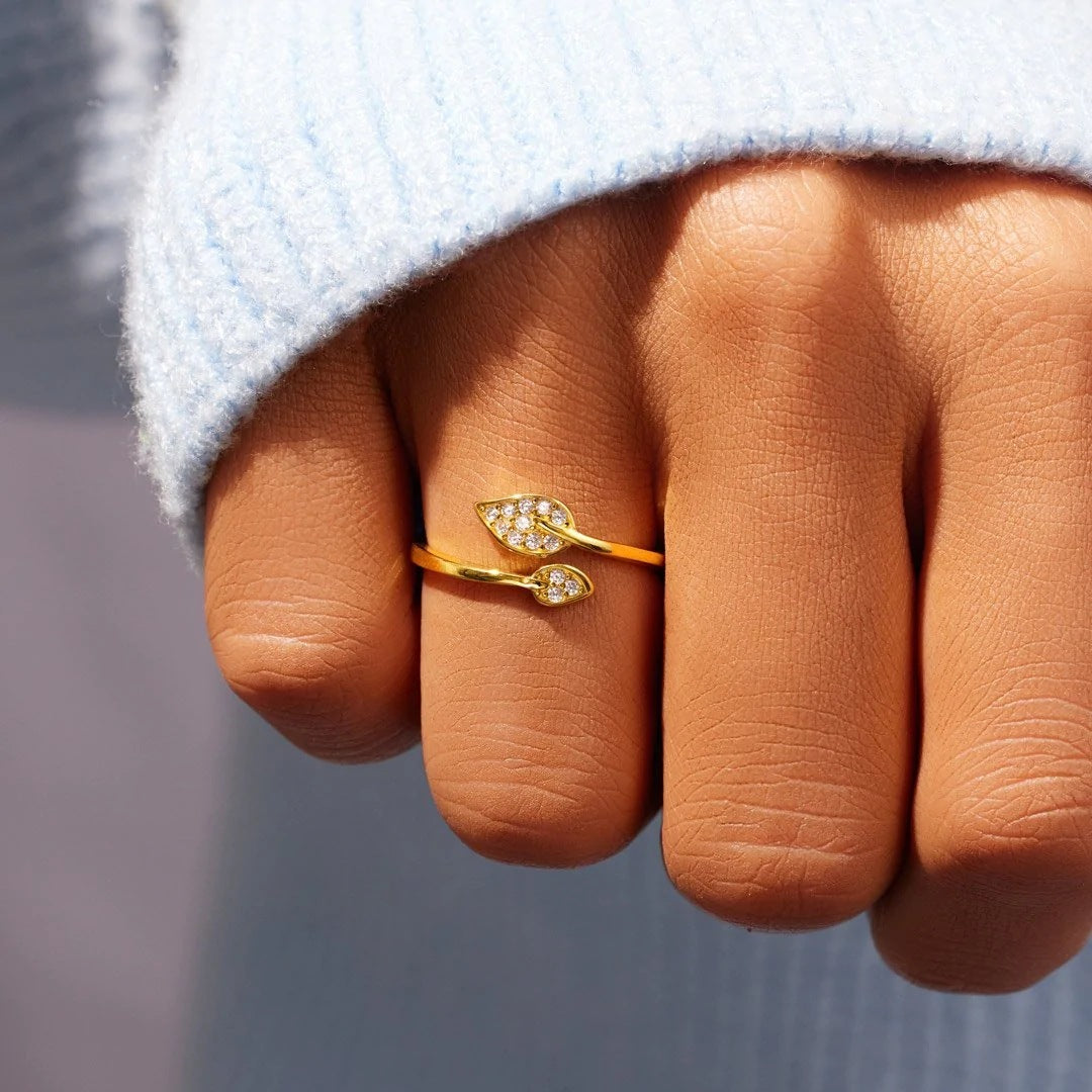 Bague d'index de style européen et américain