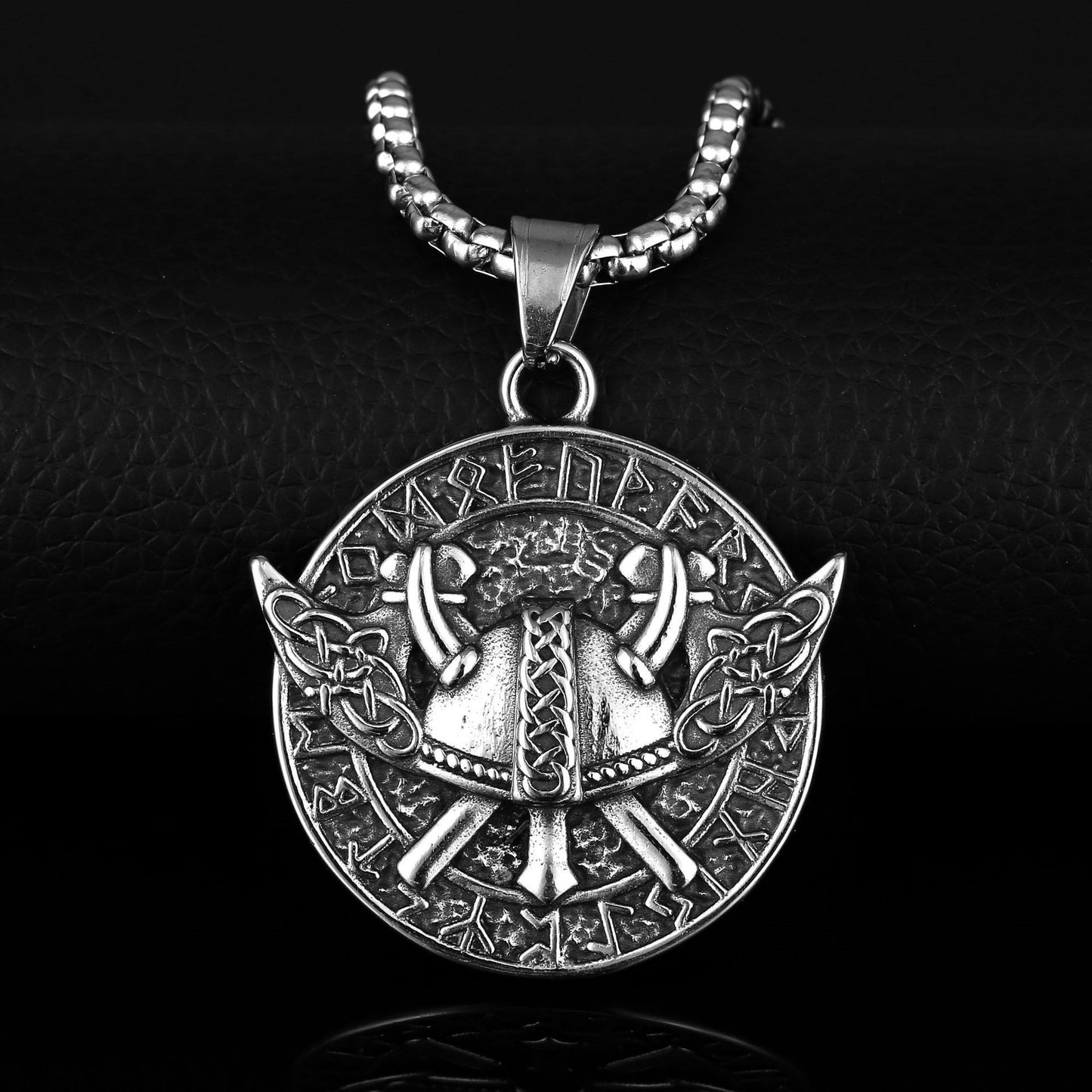 Collier en acier titane pour hommes de mode Hip Hop
