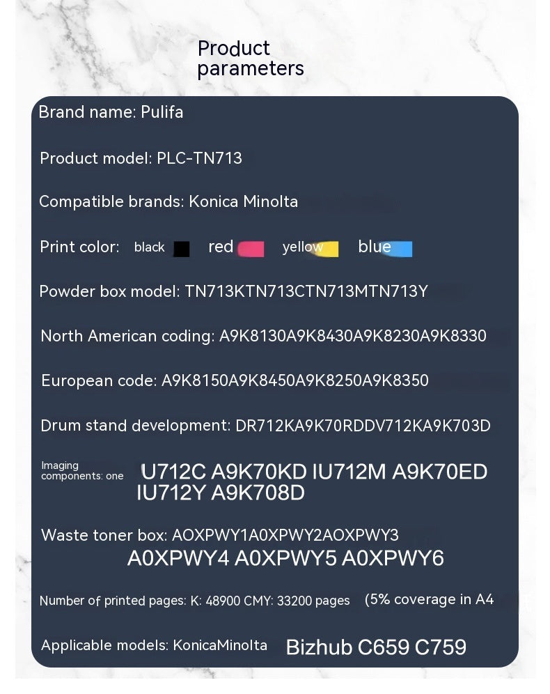 Unité de développement de cartouche de toner de cartouche de copieur de boîte de poudre de MND