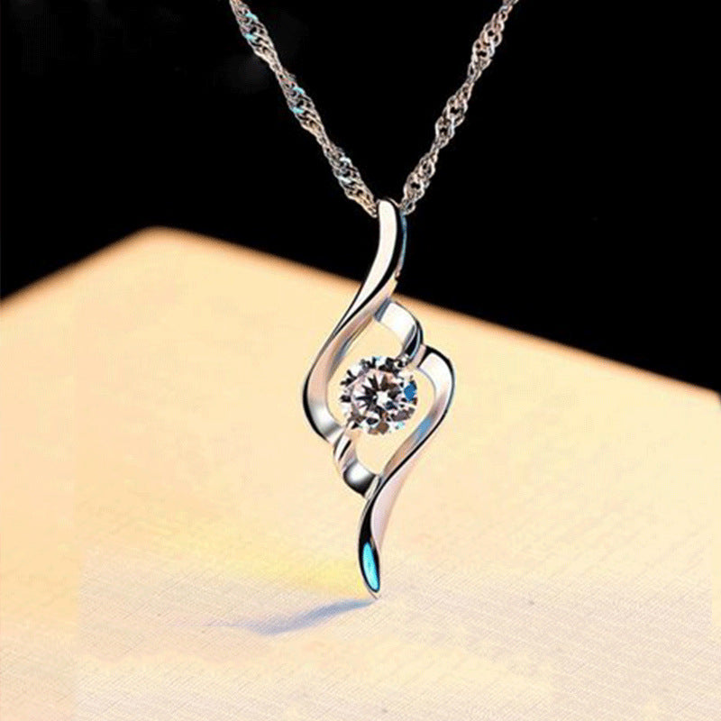 Ensemble de boucles d'oreilles et collier pour femmes, Design de Niche, pendentif d'oreille