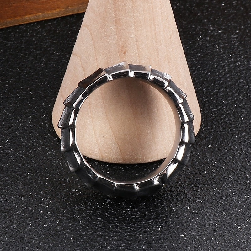 Old Simple Domineering New Personalized Design Casting Ring