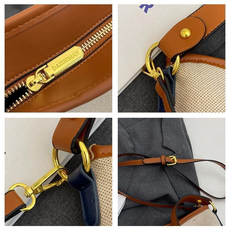 Sac de transport à main de banlieue à bandoulière à une épaule de conception de simplicité d'été