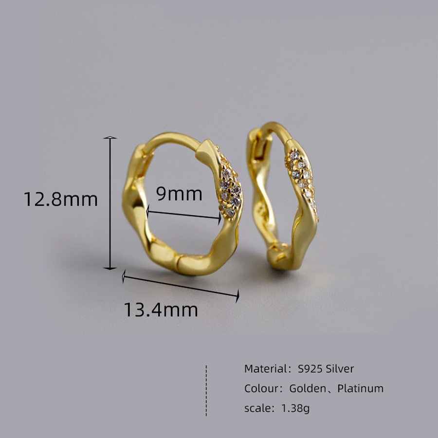 Boucles d'oreilles tendance personnalisées européennes et américaines