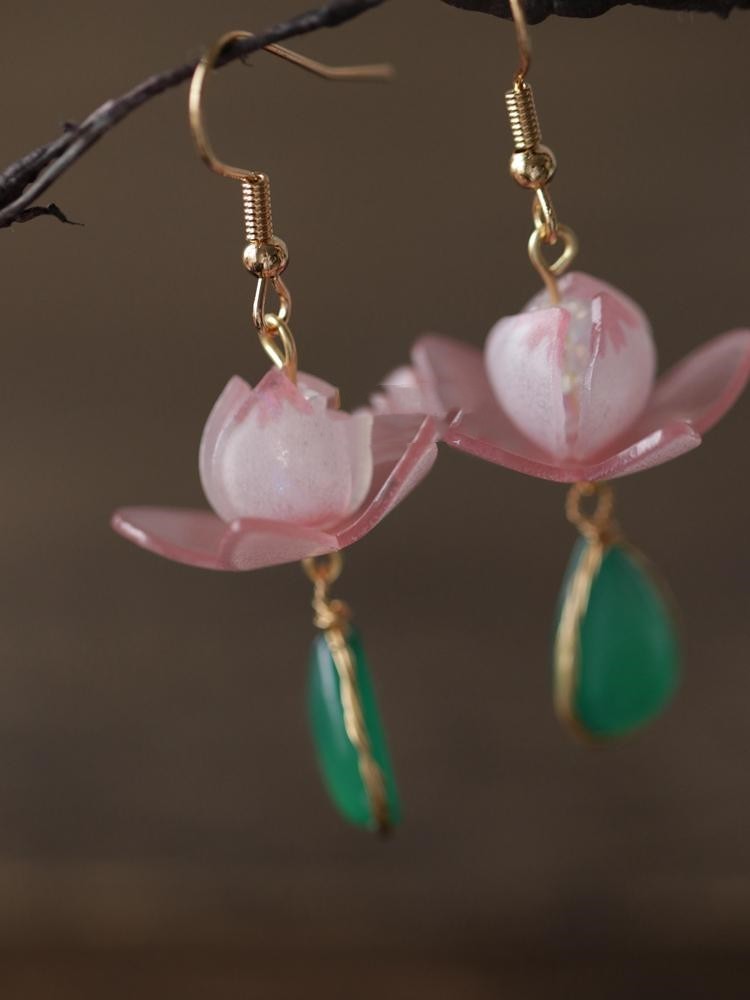 Boucles d'oreilles féeriques de style chinois ancien