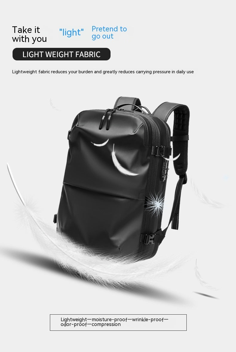 Mochila de viaje minimalista multifuncional de gran capacidad para hombre