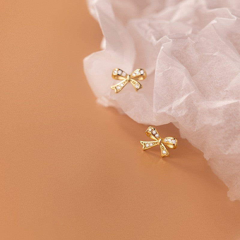 S925 Silver Korean Style Summer Women's Cute Earrings