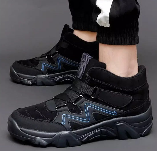 Grande taille en plein air personnes âgées coton rembourré chaussures hommes hiver