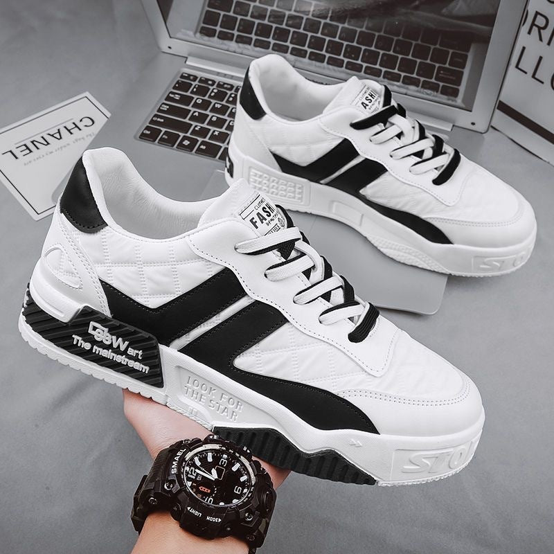 Nuevos zapatos de tabla de tela transpirable para hombre