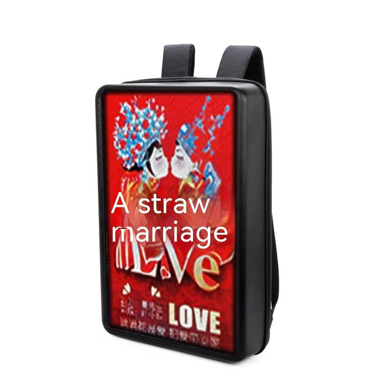 Sac à dos publicitaire avec affichage de 21,5 pouces