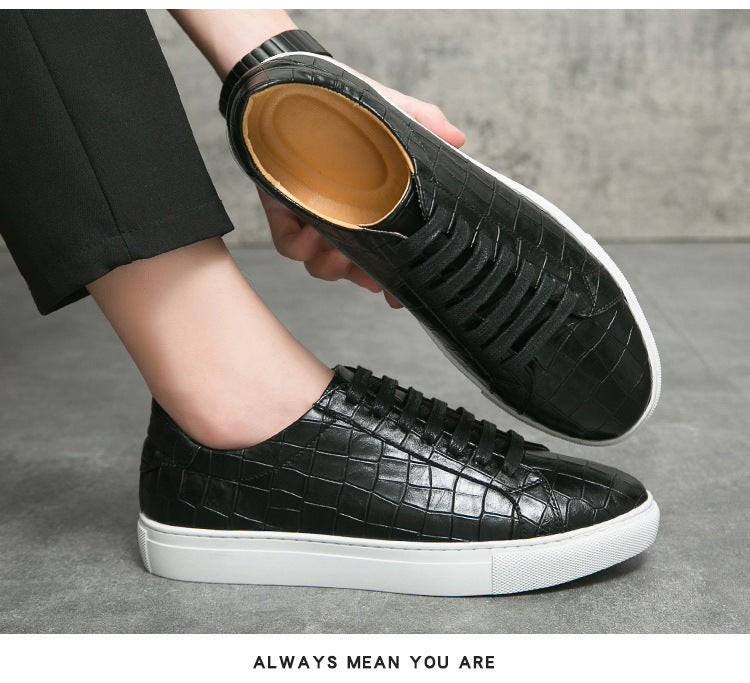 Zapatos casuales de moda con personalidad transpirables de moda resistentes al desgaste para hombres