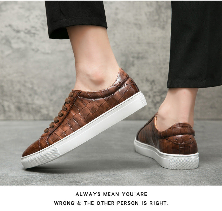 Zapatos casuales de moda con personalidad transpirables de moda resistentes al desgaste para hombres
