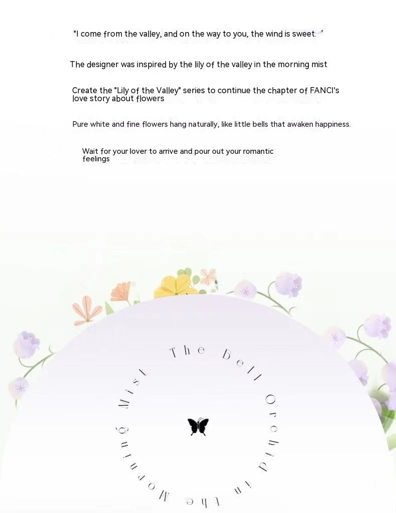 Pendientes de perlas con diseño de moda minoritaria para mujer Linglan Bouquet