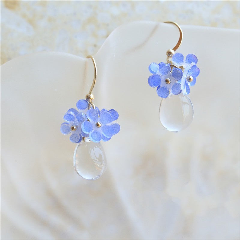 Original Design Handmade Little Flower Earrings