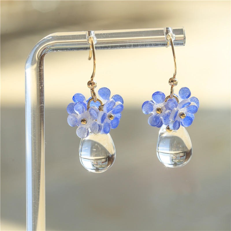 Original Design Handmade Little Flower Earrings