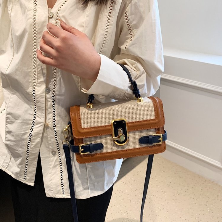 Printemps été petit sac à bandoulière carré à une épaule