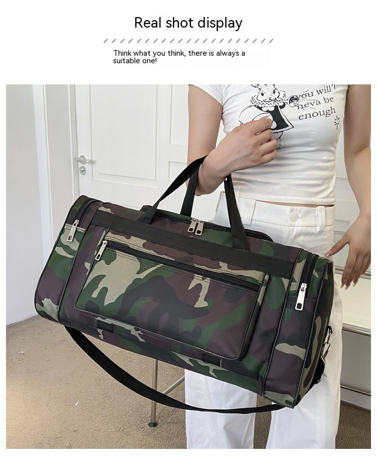 Bolsa de equipaje multifuncional de camuflaje de gran capacidad