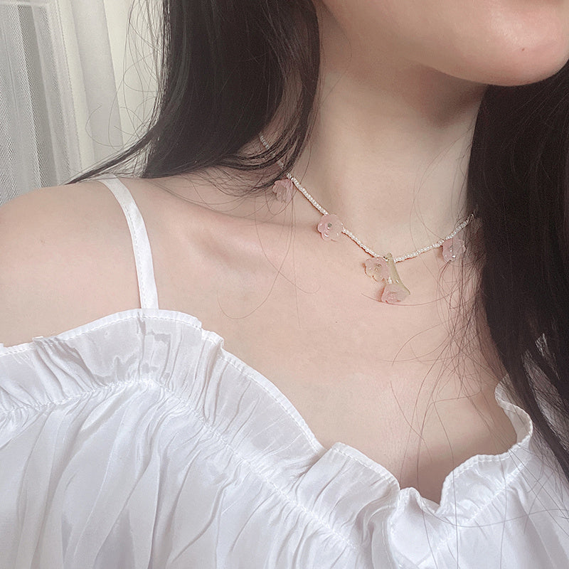 Collar de plata de ley 925 estilo Mori original