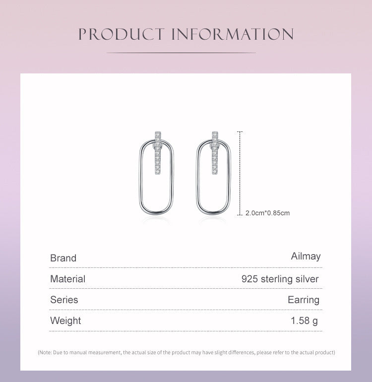 Boucles d'oreilles de luxe légères pour femmes, célébrités d'internet Ins, assorties avec tout