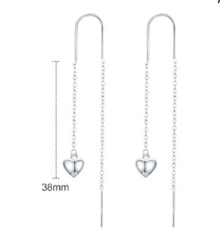 Hilo para pendientes largos con flecos Love