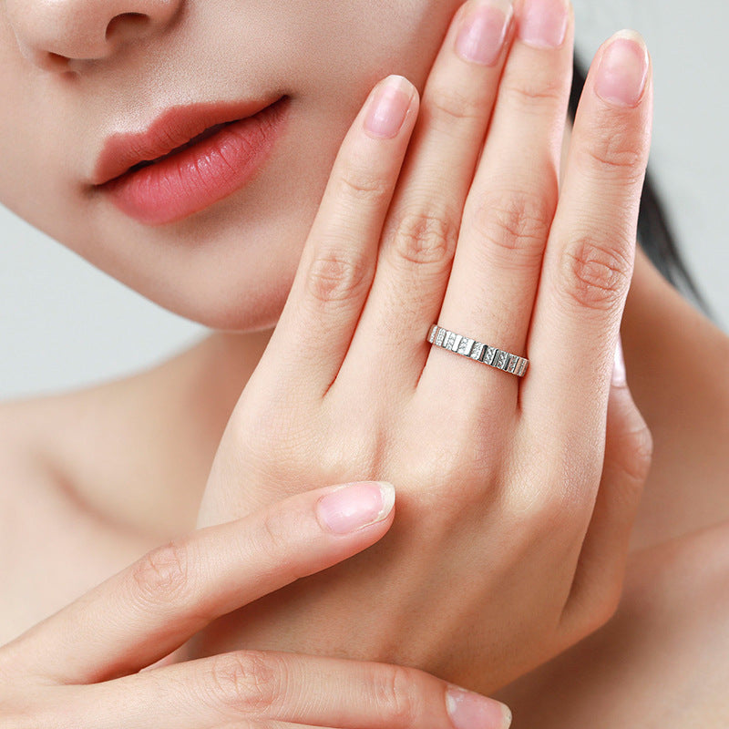 Women's Sterling Silver Fashion Line Ring
