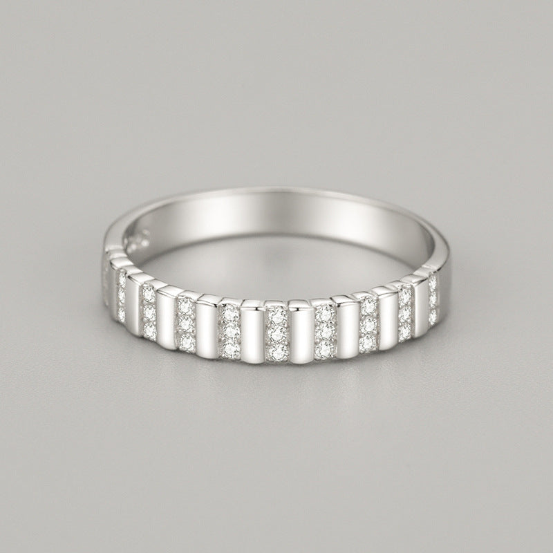 Women's Sterling Silver Fashion Line Ring