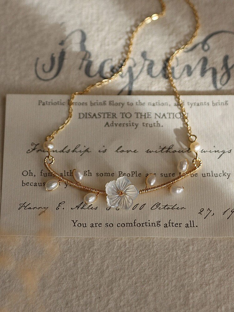 Collar de cadena de clavícula de nicho Ins