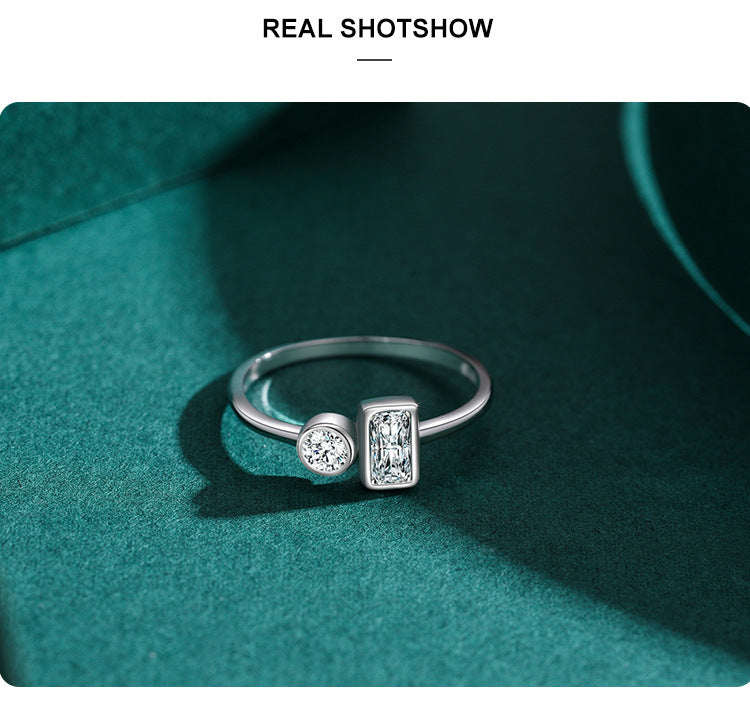 Women's Special-interest Design Ins Simple S925 Silver Ring