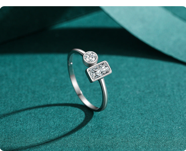 Women's Special-interest Design Ins Simple S925 Silver Ring