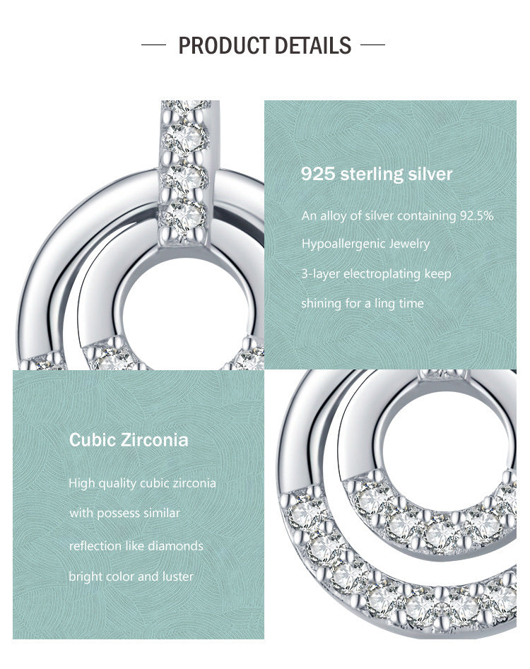 Boucles d'oreilles clignotantes Lady Temperament Fashion OL